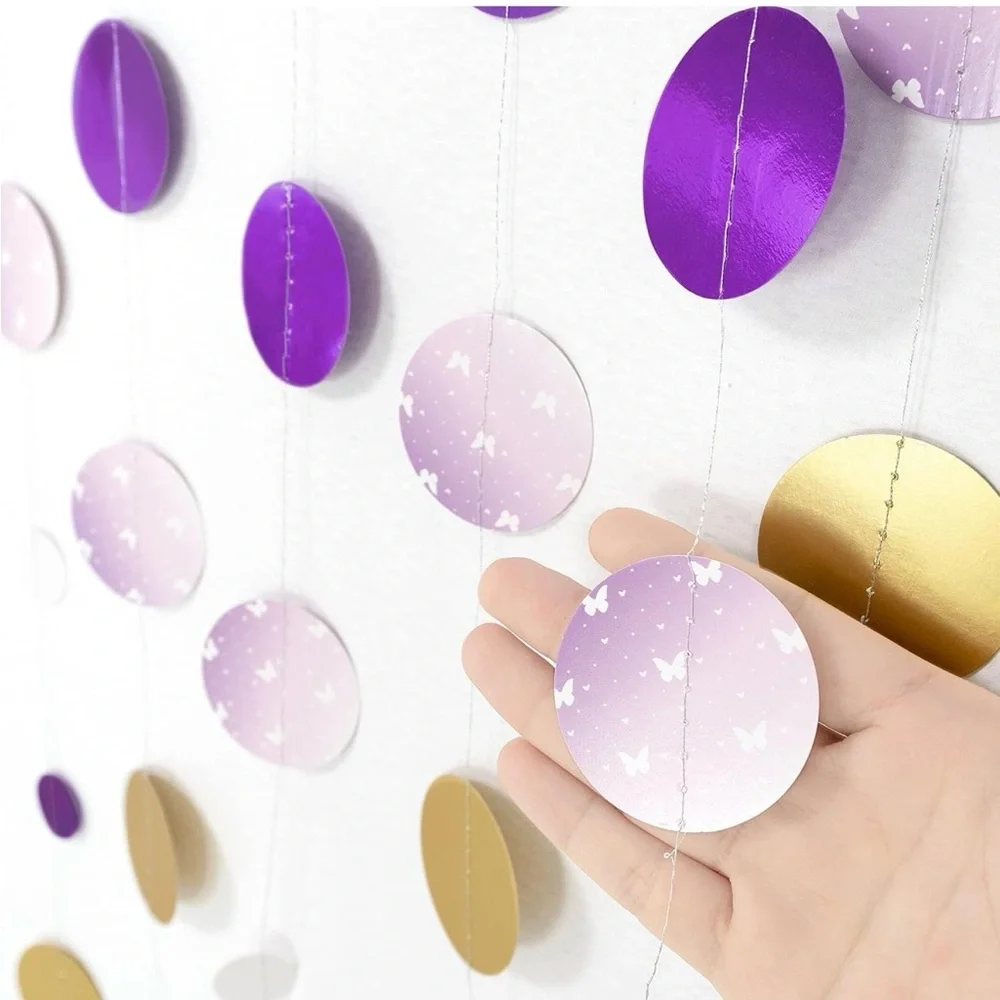 Purple Sweet Sixteen birthday decor